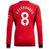 Maglia da Calcio a Maniche Lunghe Manchester United B. Fernandes 8 Casa 2023-24 per Uomo